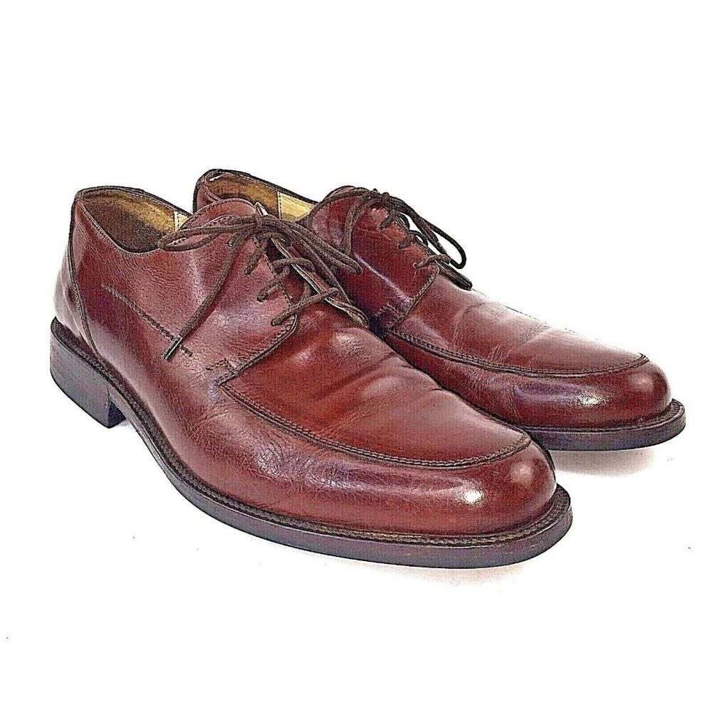 Johnston Murphy Signature Series Men Shoes Leather Lace Up Oxford Italy US 9.5